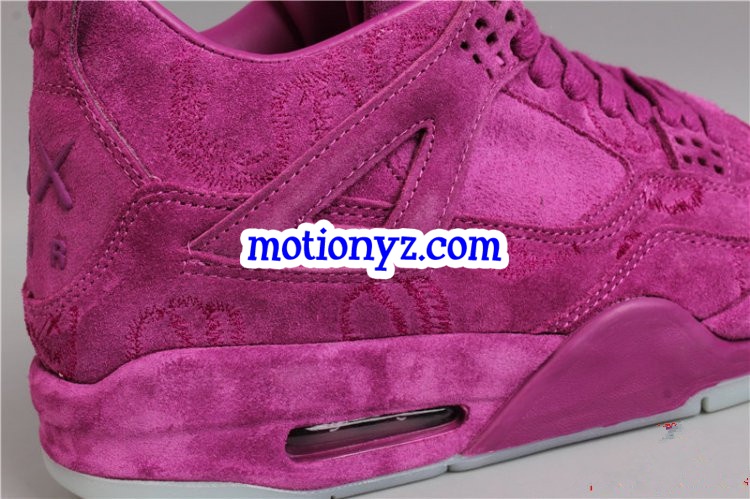 Authentic Air Jordan 4 Kaws Purple Drapes